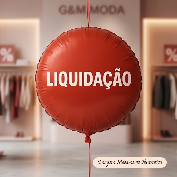 Balão Metalizado LIQUIDAÇÃO - 45x45cm - Loja - Promoção - Queima de Estoque – Campanha de Oferta