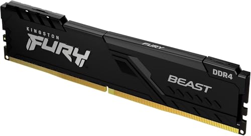 Memória Ram Kingston Fury Beast DDR4 de 16GB 3200Mhz KF432C16BB/16 - Computador