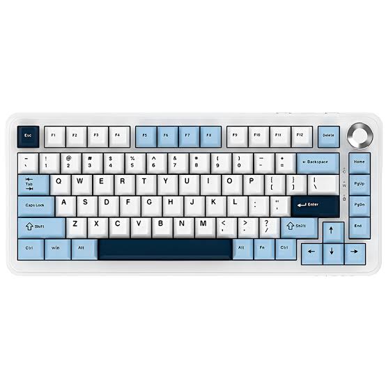 Teclado Mecânico Sem Fio Ajazz AK820 MAX PLUS Tri-Mode  Day Dream Switch (BLUE,WHITE,BLUE)