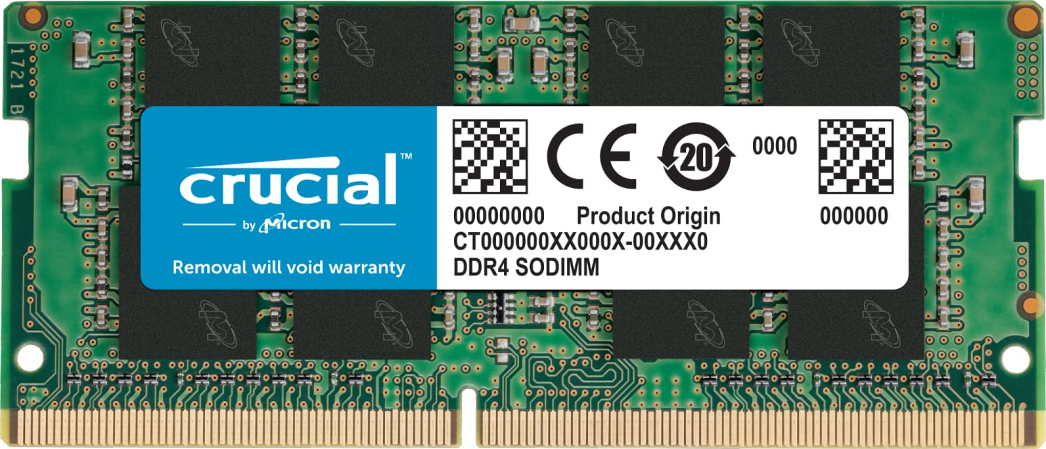 Memória Ram Crucial de 8GB DDR4 3200Mhz CT8G4SFRA32A - Notebook