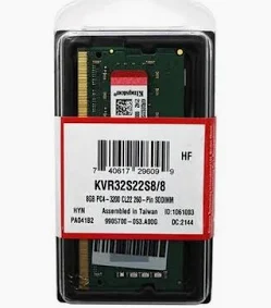 Memória Ram Kingston Kingston DDR4 8GB 2666 SODIMM KVR26S19S8/8 - Notebook
