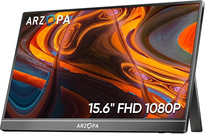 Monitor Portátil ARZOPA 15.6" Full HD A1 (OPEN BOX)