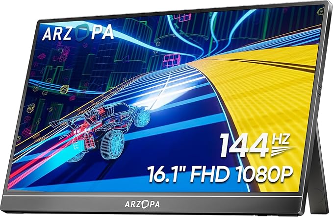 Monitor Portátil ARZOPA 16.1 144HZ QHD Z1FC