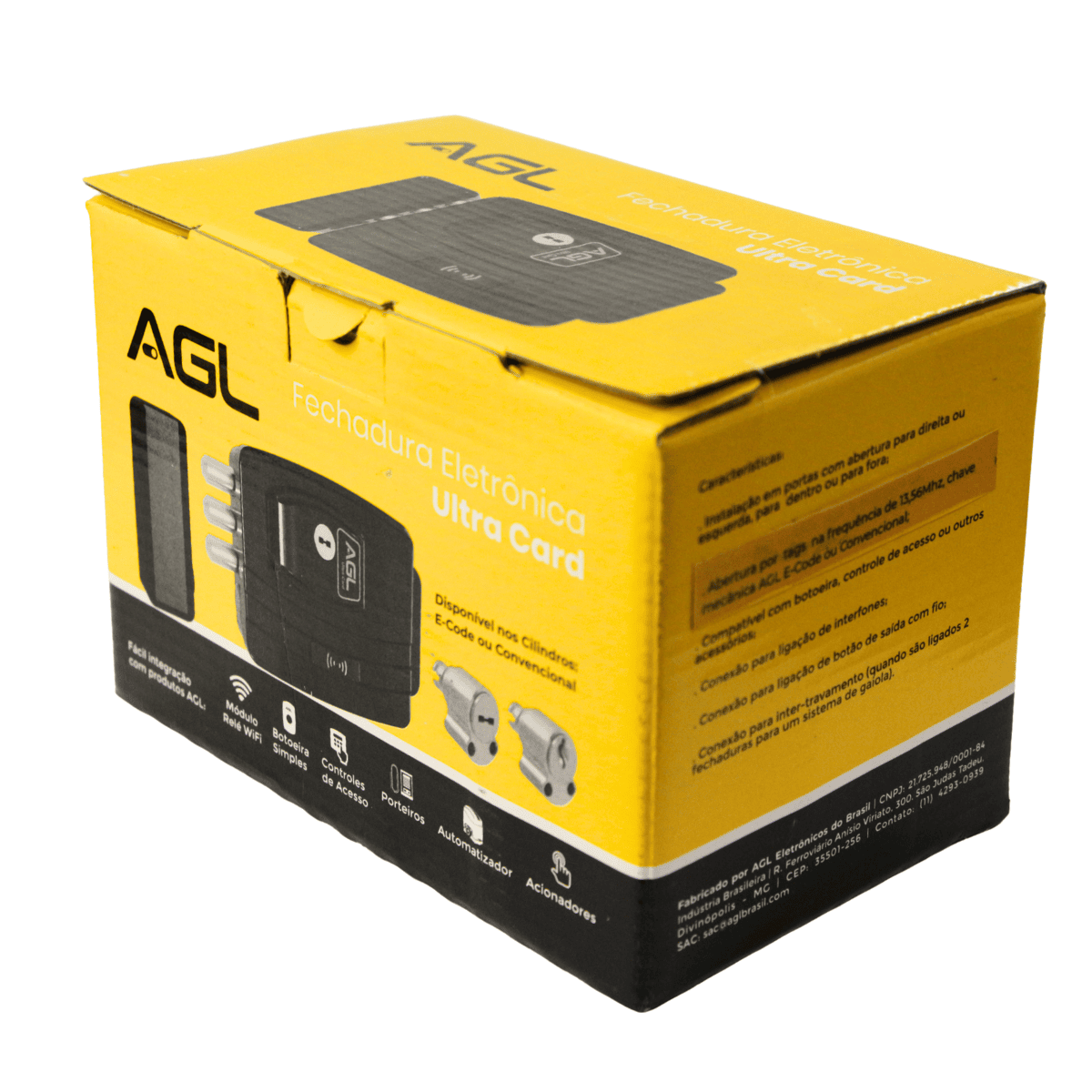 Fechadura Eletrônica Ultra Card MIFARE - AGL 1011078 AGL - imagem 5