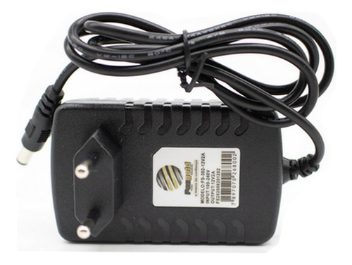 Fonte 12V/2A - Cabeada / Bivolt Automatica (Psi / Smart Chip) - 24W Fasgold FS-302 Fasgold - imagem 2