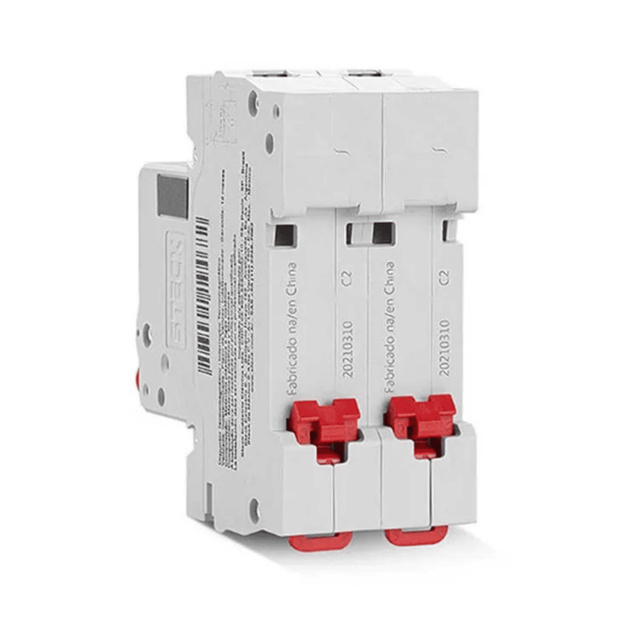 Disjuntor Bipolar Din Curva C 10A - SDD62C - Steck 021112 Steck - imagem 2