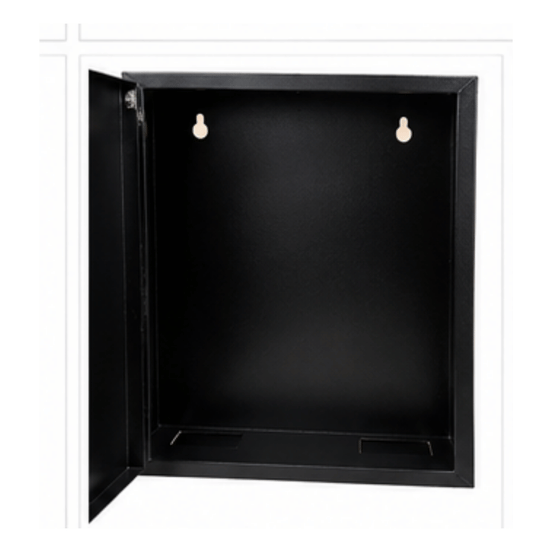 Rack Organizador Vertical Com Chave Preto - MT-5001 - Metal Nobre MT-5001 Metal Nobre - imagem 5