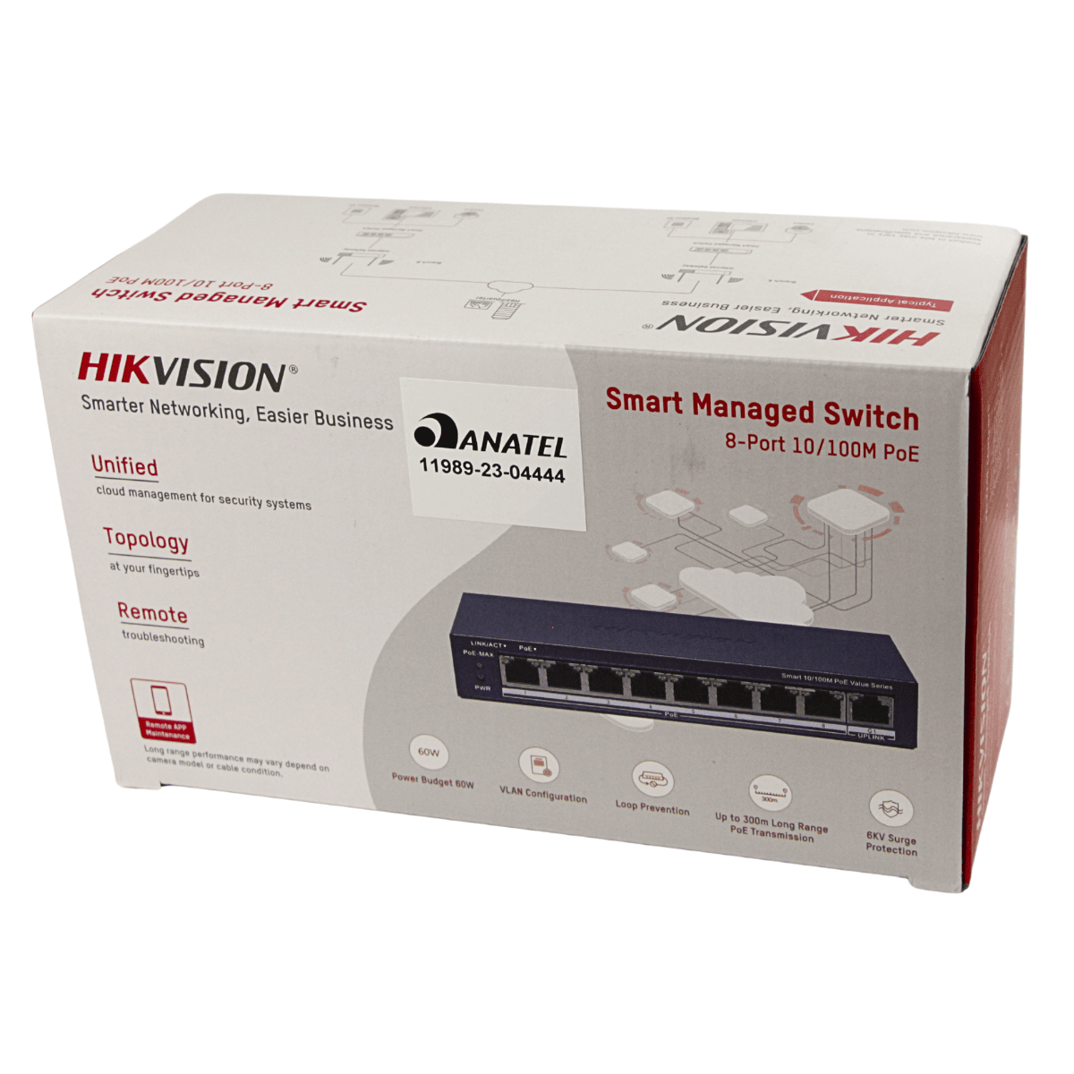 Switch PoE Smart 8 Portas - DS-3E1309P-EI/M - Hikvision 21719 Hikvision - imagem 4
