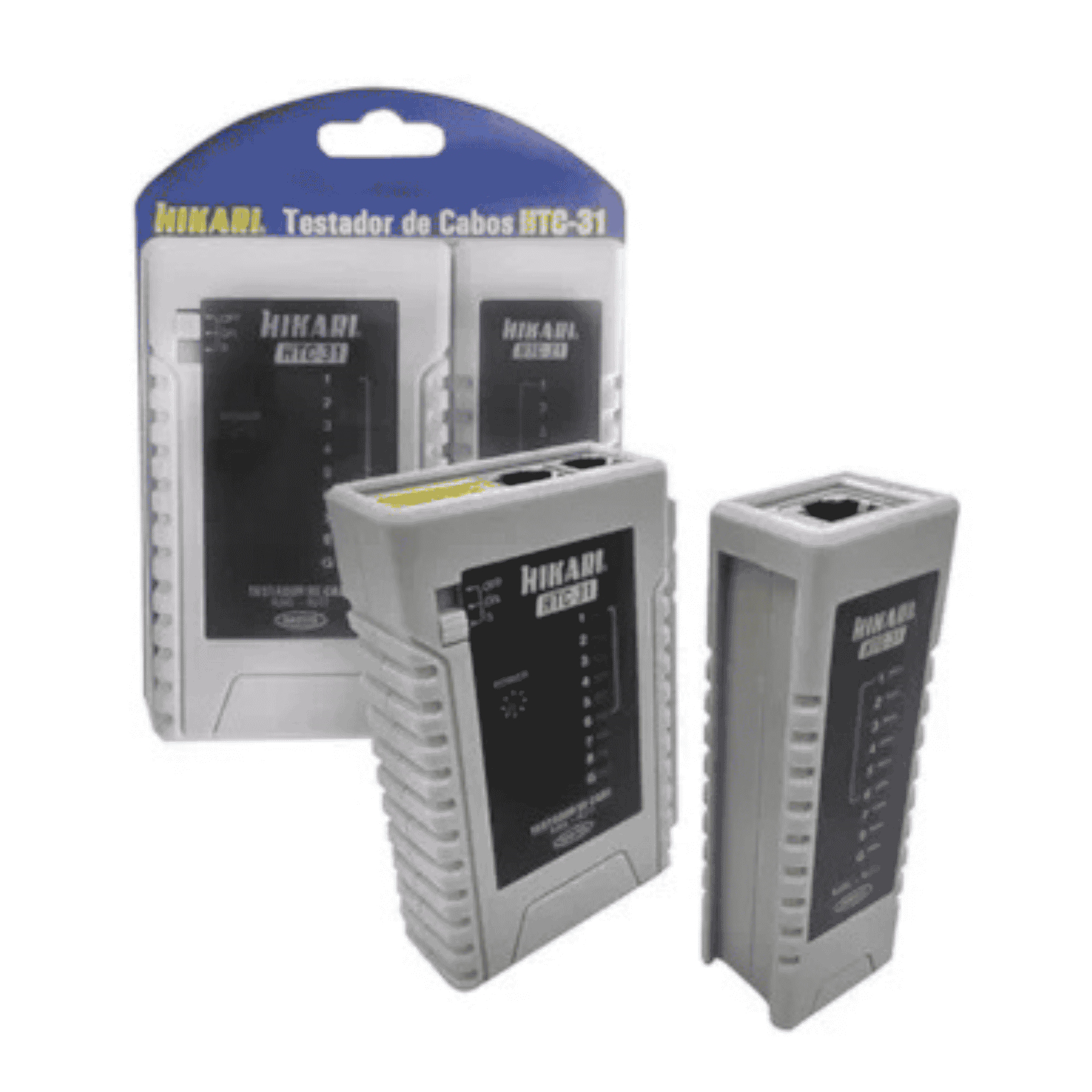 Testador De Cabo De Rede RJ45 RJ11 Com Unidade Remota - HTC-31 - Hikari