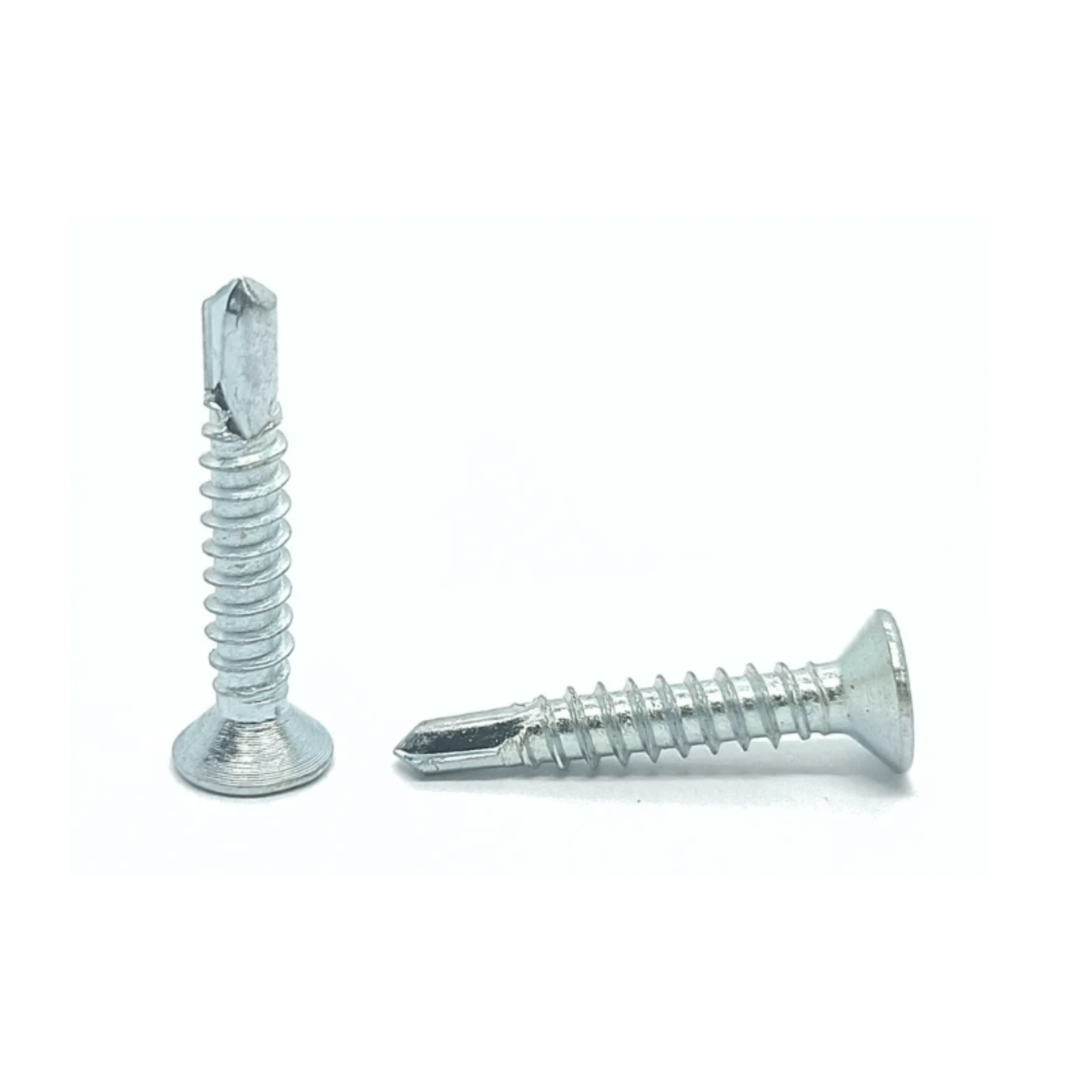 Parafuso Autobrocante Cabeça Chata Phillips 4,2 X 25mm Zincado - Pacote Com 10 Unidades - Forzon 018963 Forzon - imagem 3