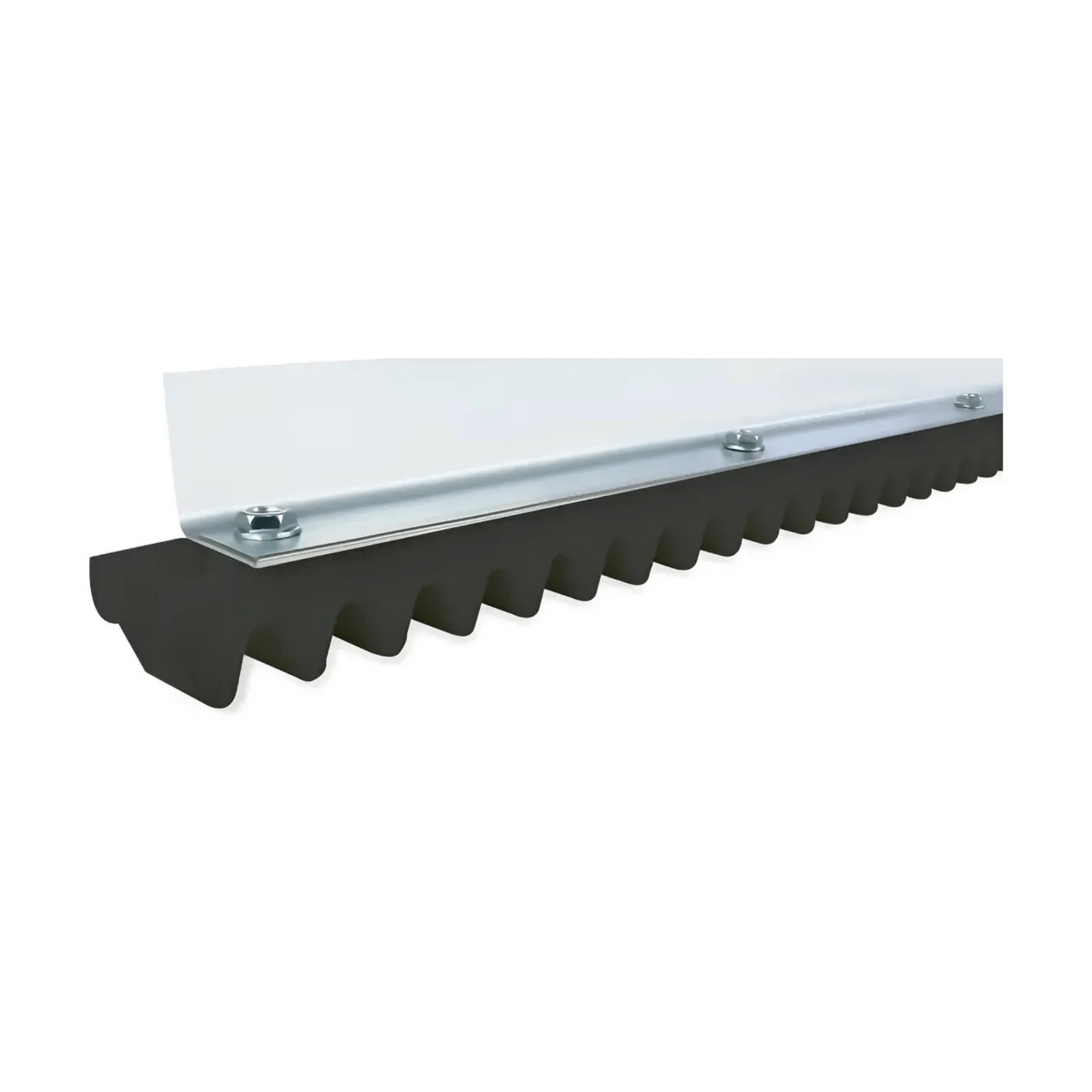 Barra Cremalheira Industrial Aço Silver 1m Para Portão Deslizante
