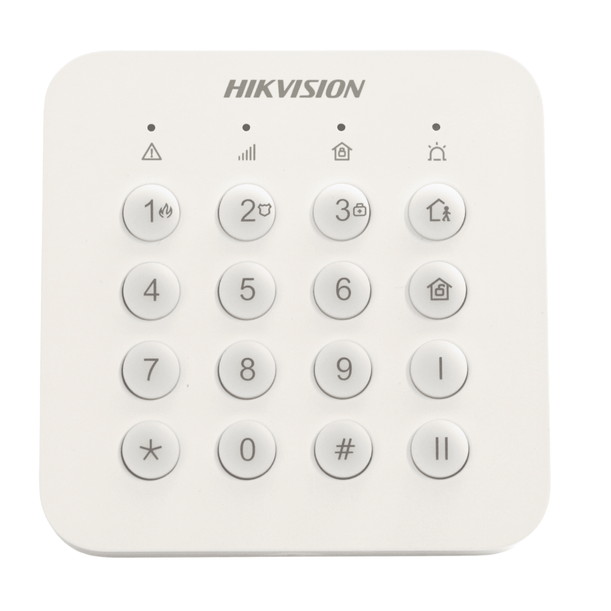 Teclado LED Sem Fio AX Pro Home – DS-PK201B-WE – Hikvision