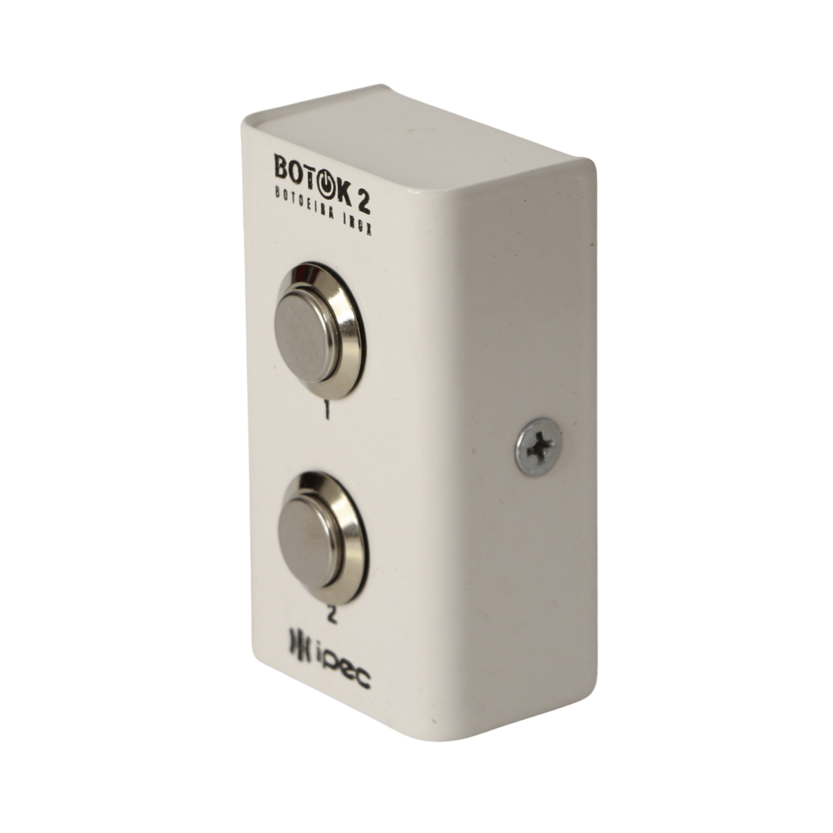 Botoeira Inox Branca 2 Botões - Botok 2 - Ipec A2525-BR IPEC - imagem 4