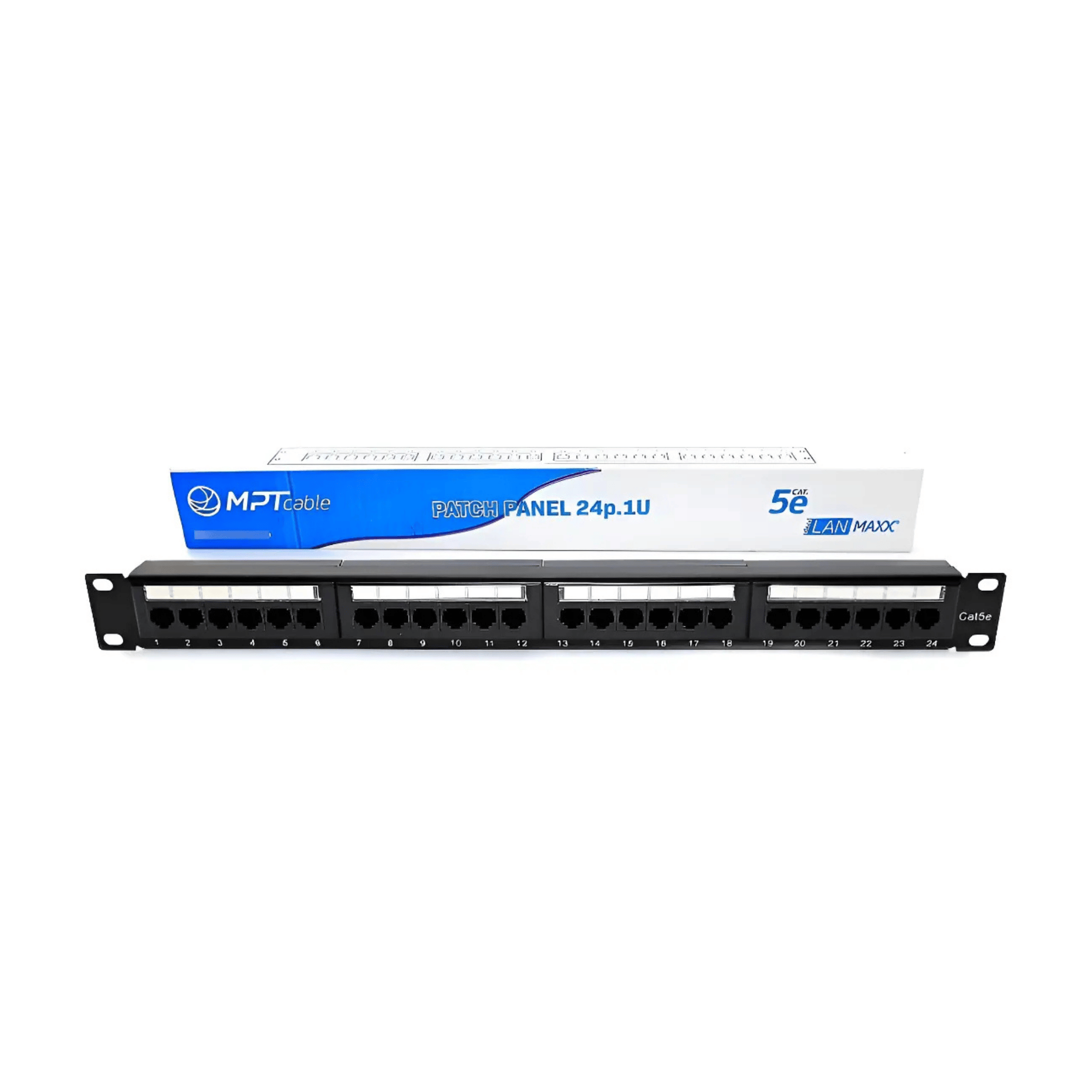 Patch Panel CAT5E Utp 24 Portas 19" 1U - Mpt 59000000 MPT - imagem 2