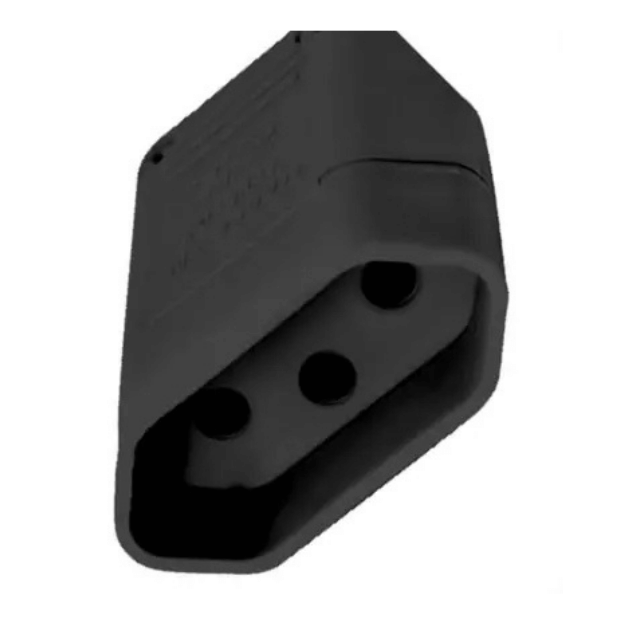 Pino Fêmea 2P+T 10A Preto - 2043 - Perlex 041691 Perlex - imagem 4