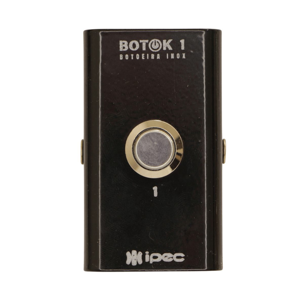 Botoeira Inox Preta 1 Botão - Botok 1 - Ipec A2524-PT IPEC - imagem 2