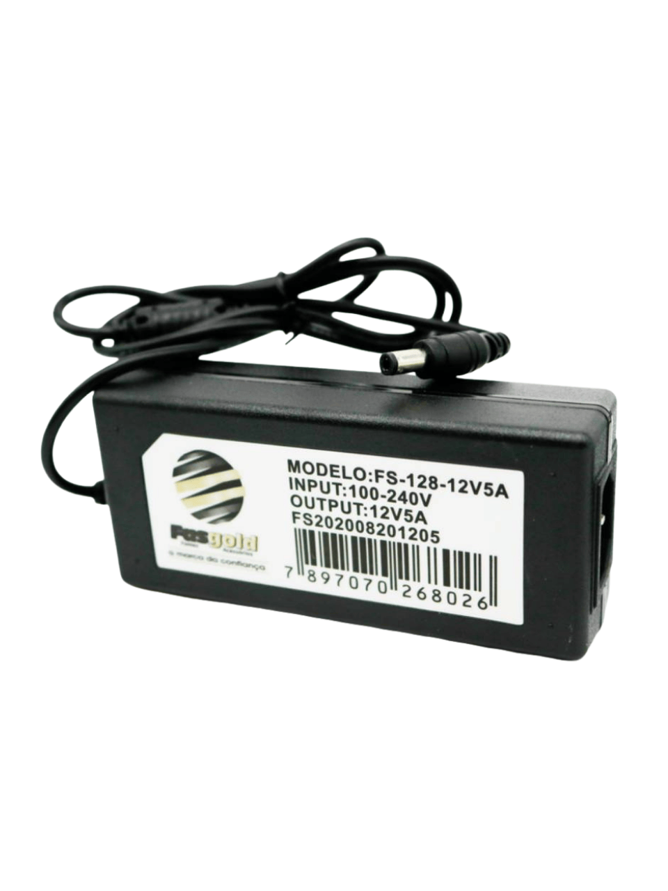 Fonte 12V 5A Bivolt 60W Psi Smart Chip - FS-128 - Fasgold FS-128 Fasgold - imagem 2