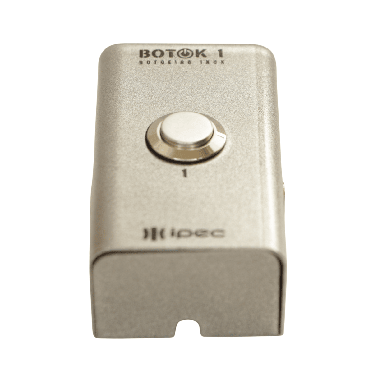 Botoeira Inox Prata 1 Botão - Botok 1 - Ipec A2524-PRATA IPEC - imagem 2