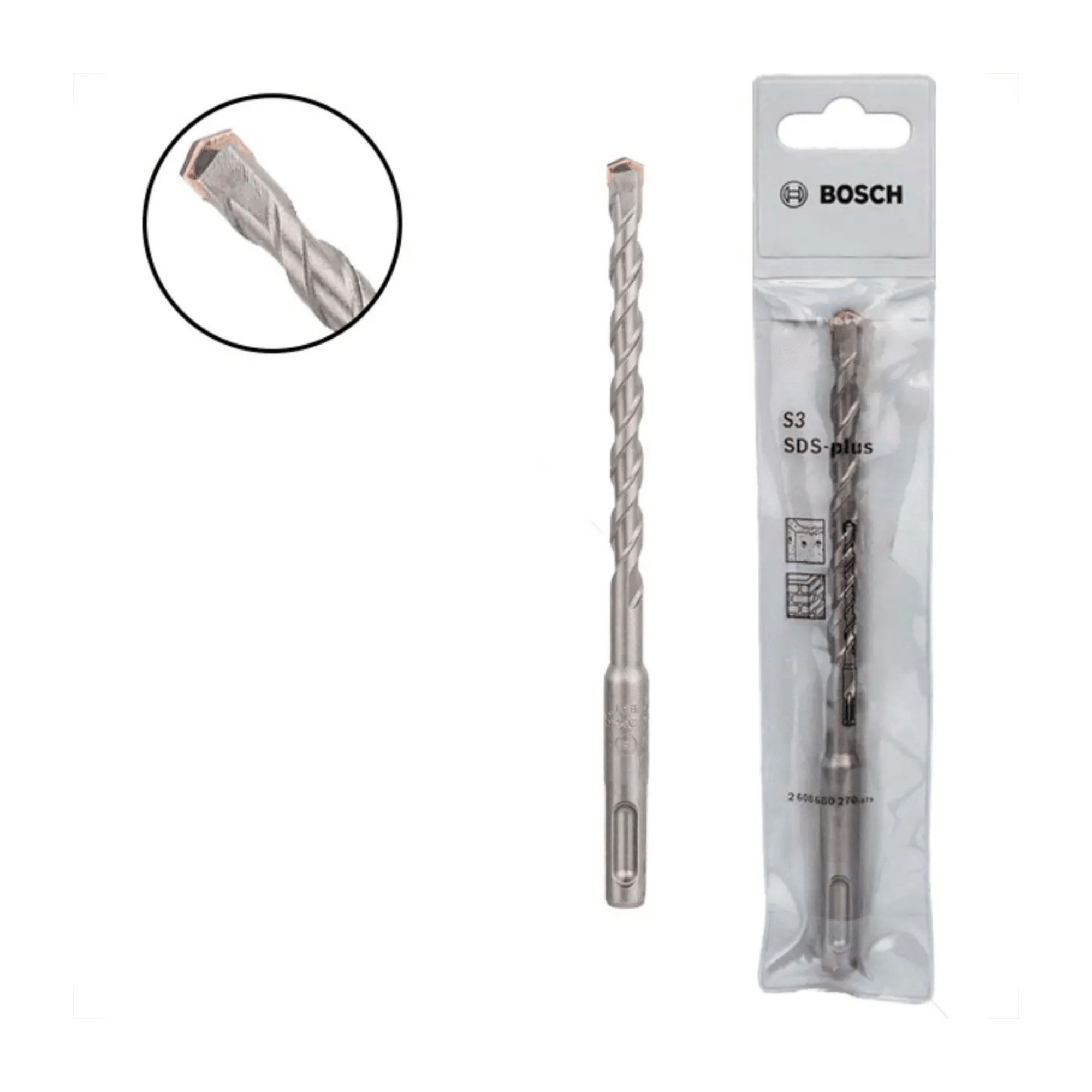 Broca 8X160MM Para Concreto Sds PLUS-1 - Bosch 332615 Bosch - imagem 2