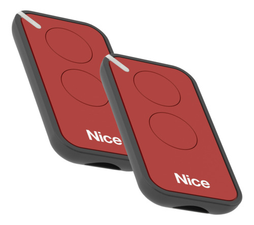 Kit 2X Controles Remoto Era Inti Nero Br Vermelho - Nice Vermelho 353 Nice