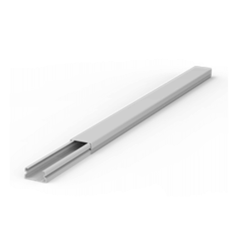 Canaleta PVC Branca 20X10X2000MM Com Fita Dupla Face - Alumbra 6247 Alumbra - imagem 3