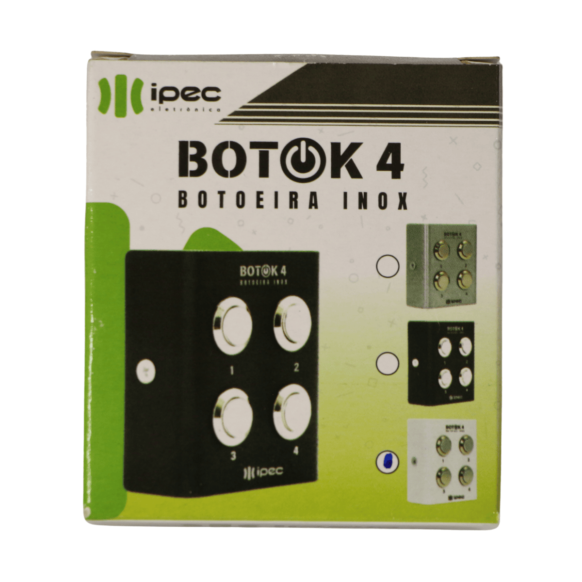 Botoeira Inox Branca 4 Botões - Botok 4 - Ipec A2526-BR IPEC - imagem 6