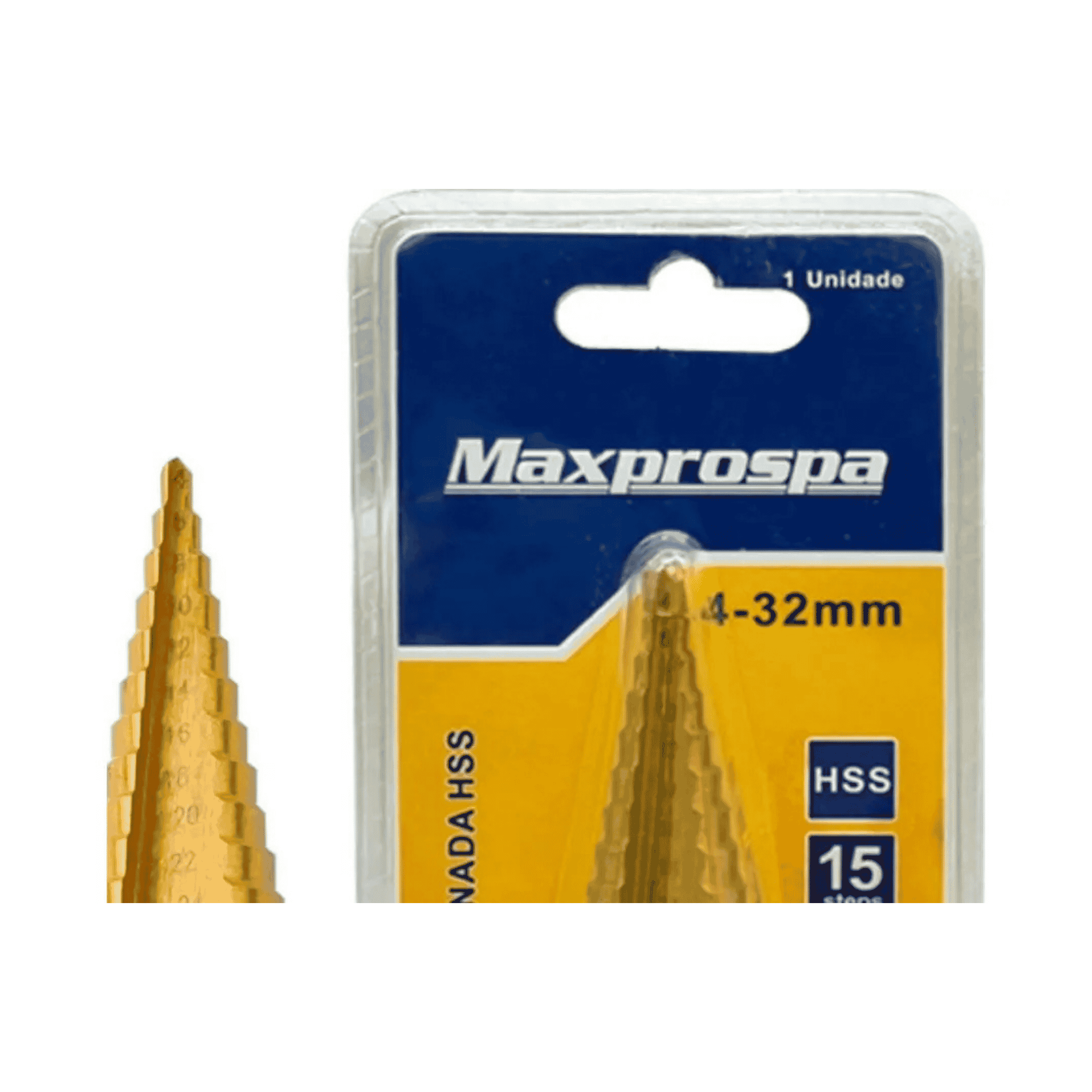 Broca Escalonada Hss Ctp 4 A 32 Mm Para Metal - Forzon 333423 Forzon - imagem 3