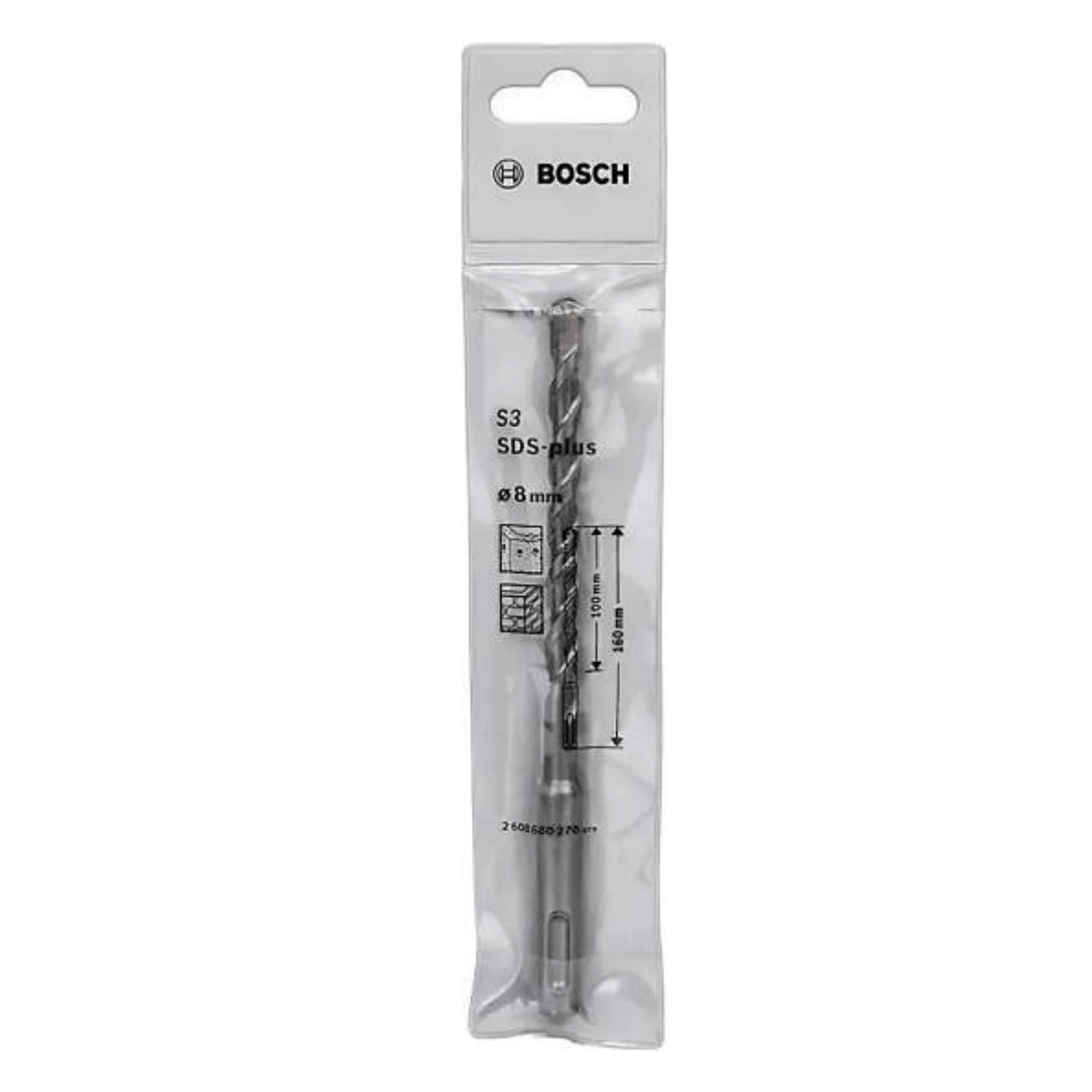 Broca 8X160MM Para Concreto Sds PLUS-1 - Bosch