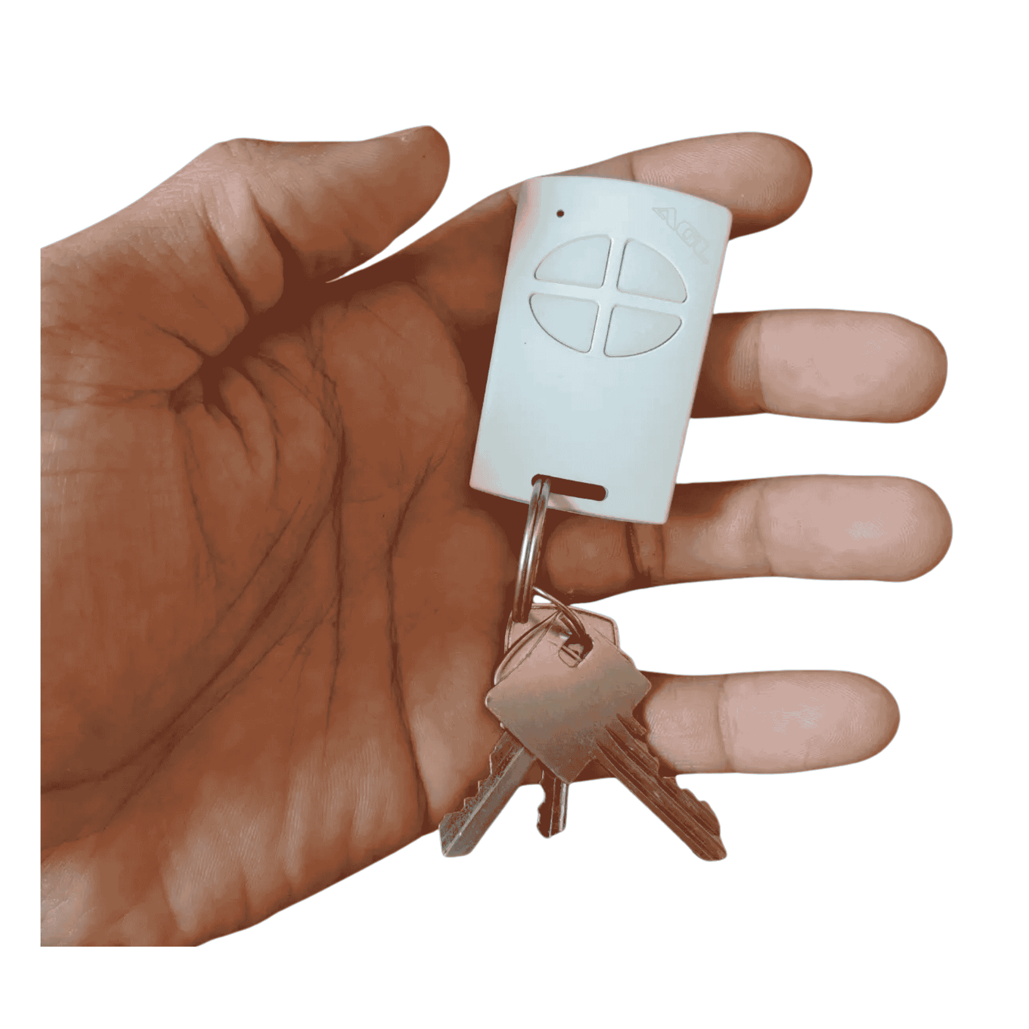 Controle Remoto Digital Key 433,92MHz Branco Botão Branco - 6P20 - AGL 2003001 AGL - imagem 3