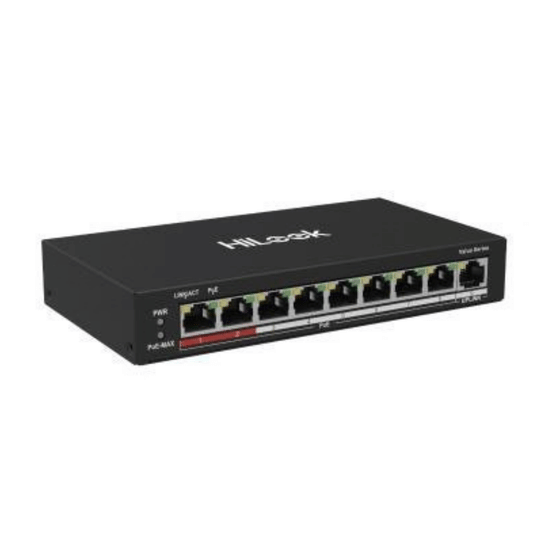 Switch PoE 8 Portas Hilook NS-0109P-60