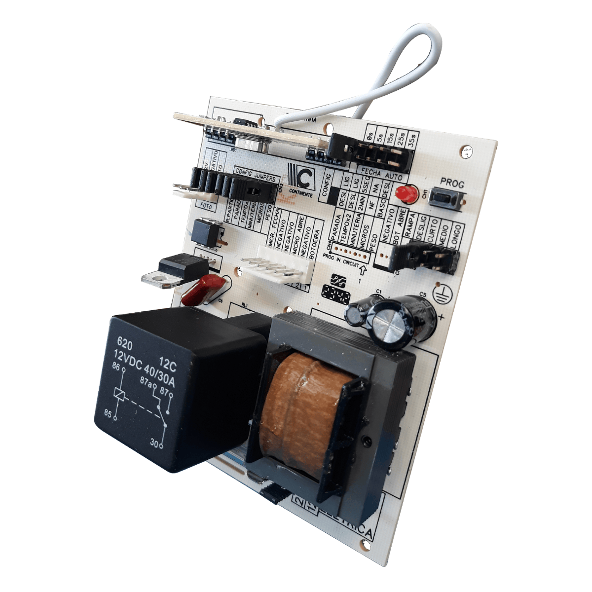 Central P/ Portão Com Receptor 433MHz - RQC10 - Continente 207735 Continente - imagem 2