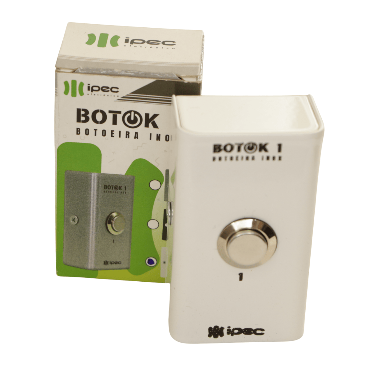 Botoeira Inox Branca 1 Botão - Botok 1 - Ipec A2524-BR IPEC - imagem 5