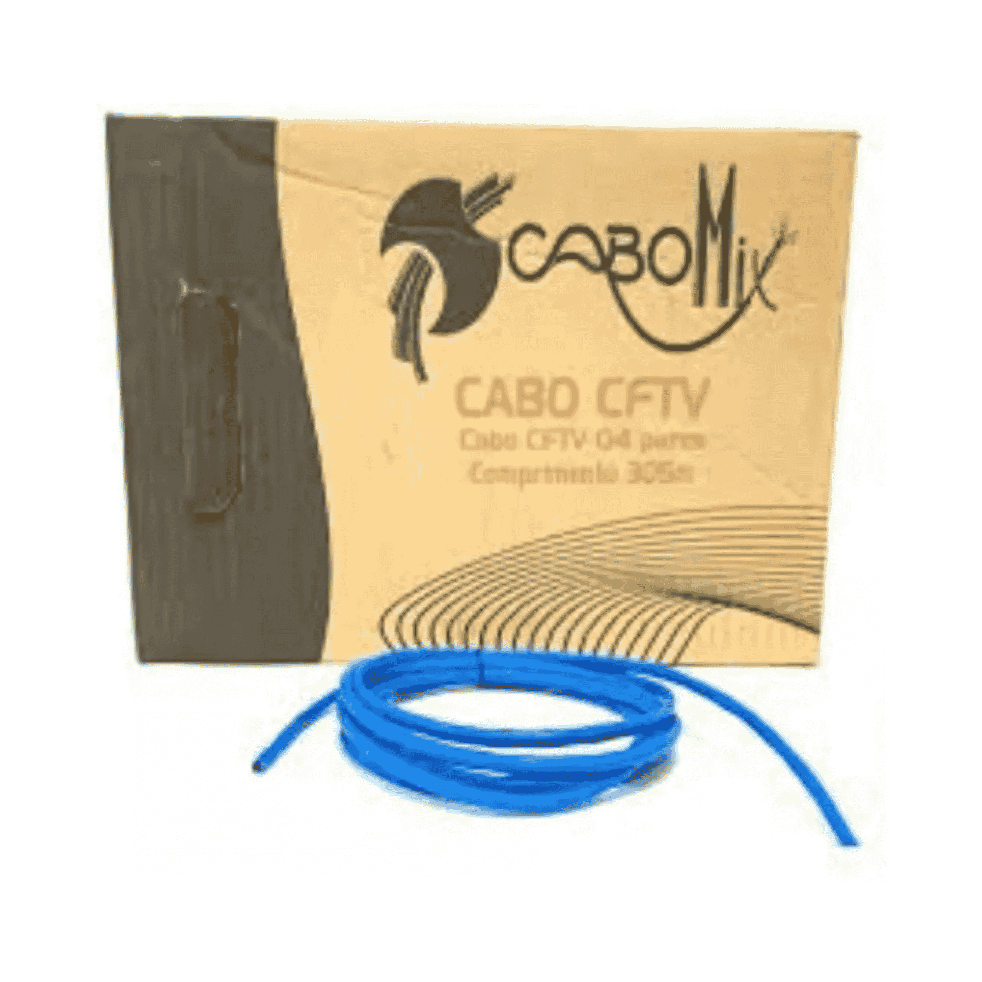 Cabo CFTV Alcu 4X24 Awg Azul 305m - Cabomix 1709 CaboMix - imagem 3