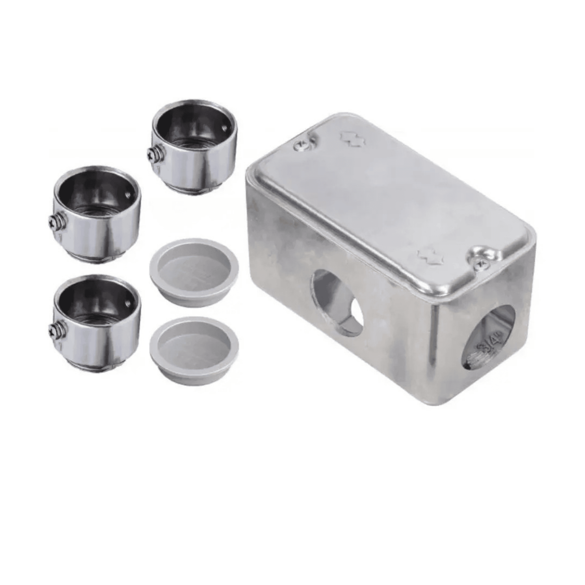 Dailet Múltiplo Tipo X 1" Completo Com Tampa Cega, Tampão E Unidut - Daisa