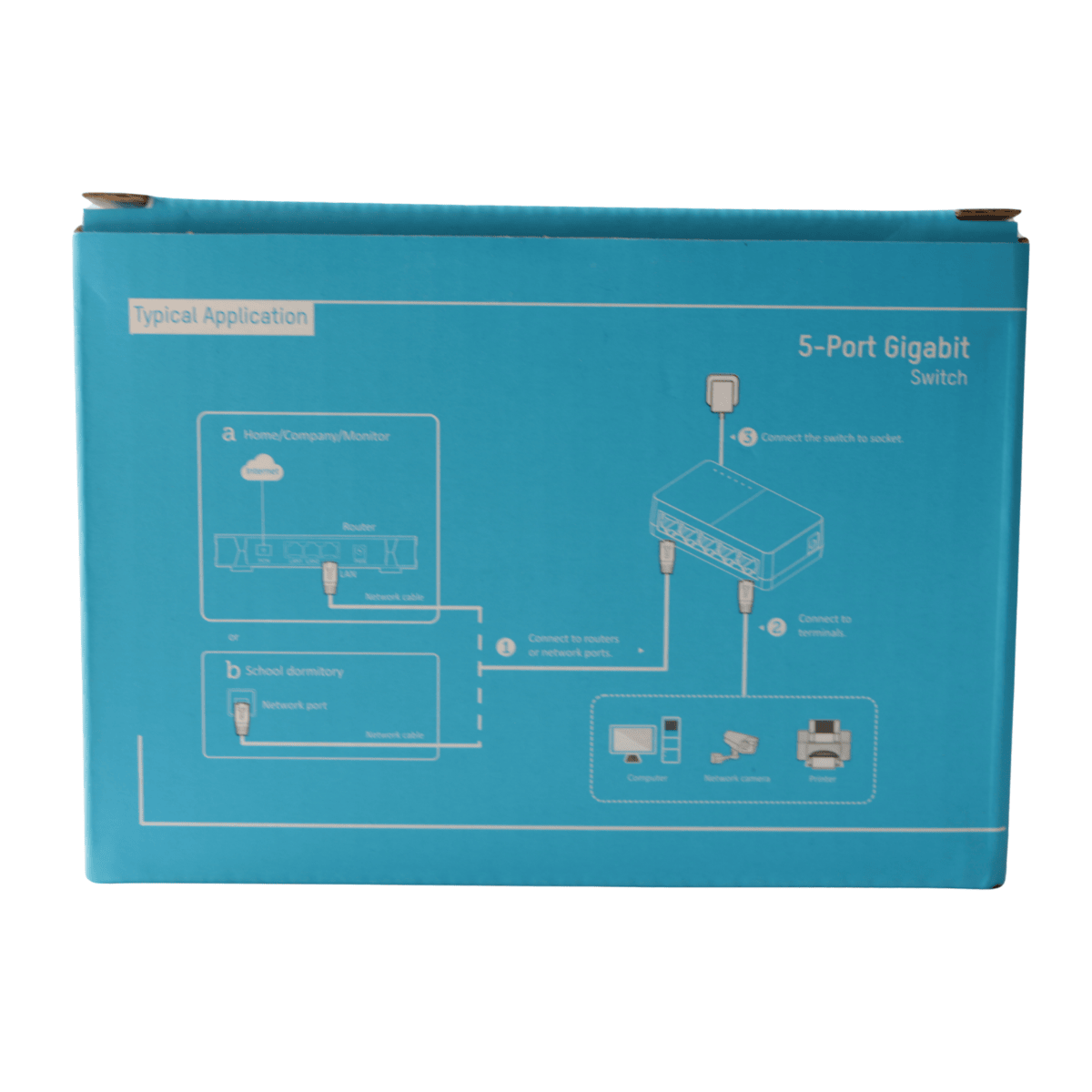 Switch Gigabit 5 Portas 10/100/1000 Mbps Hilook NS-0505D – Hikvision 26602 Hikvision - imagem 4