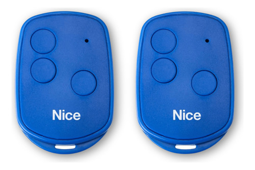 Kit Com 02 Controles Nice 434MHz Dig Rf 3TB AZ-10 Azul 347 Nice