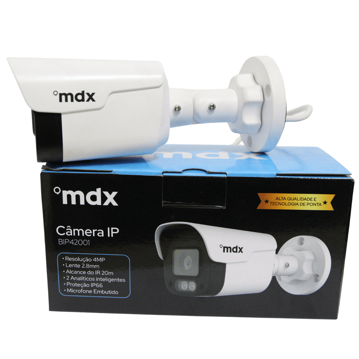 Câmera IP Bullet 4MP BIP42001 - 2.8 Mm - PoE - Áudio - Mdx 700074M Motorola - imagem 2