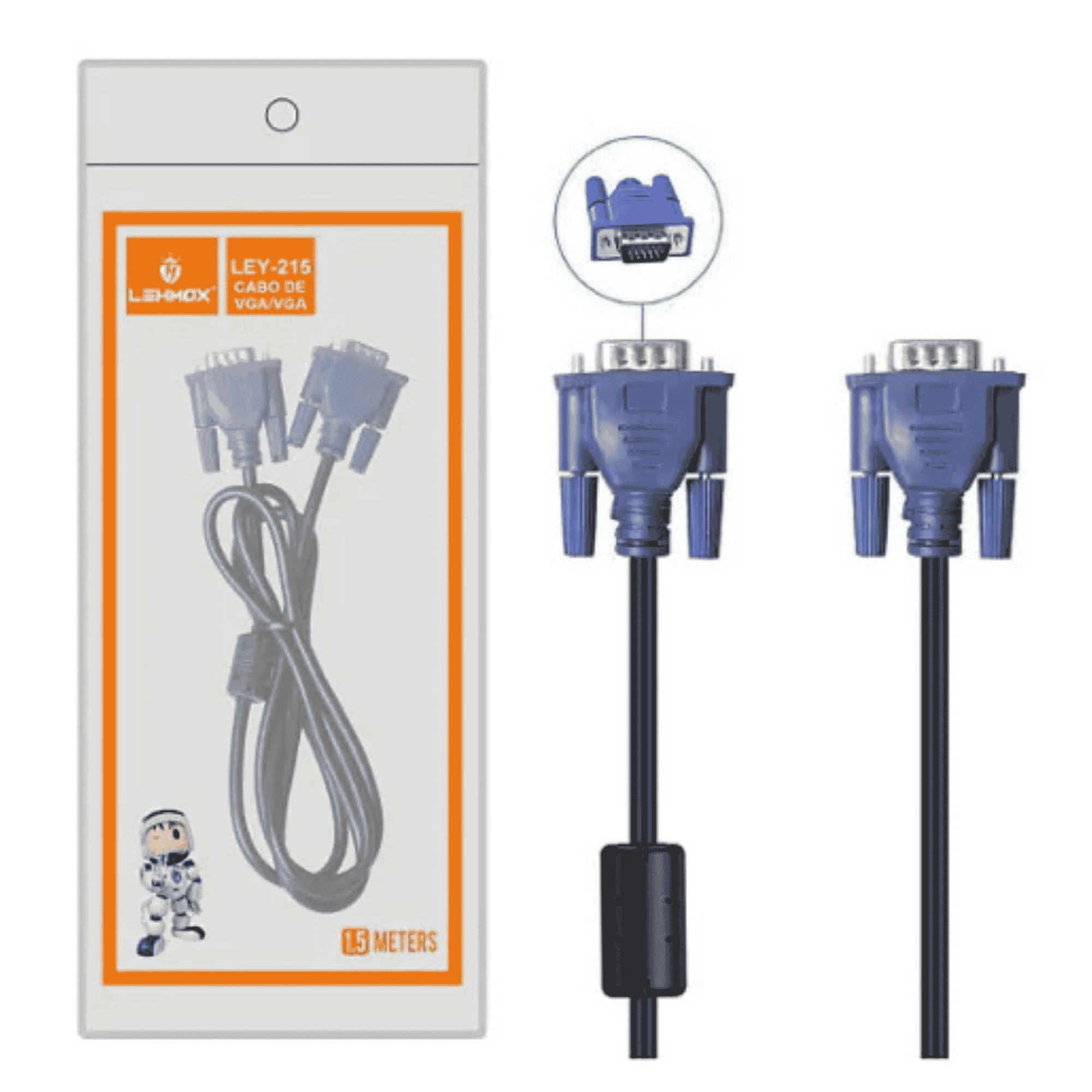 Cabo VGA Para Monitor Com Filtro 1,5m - Forzon CABOVGA Forzon - imagem 3