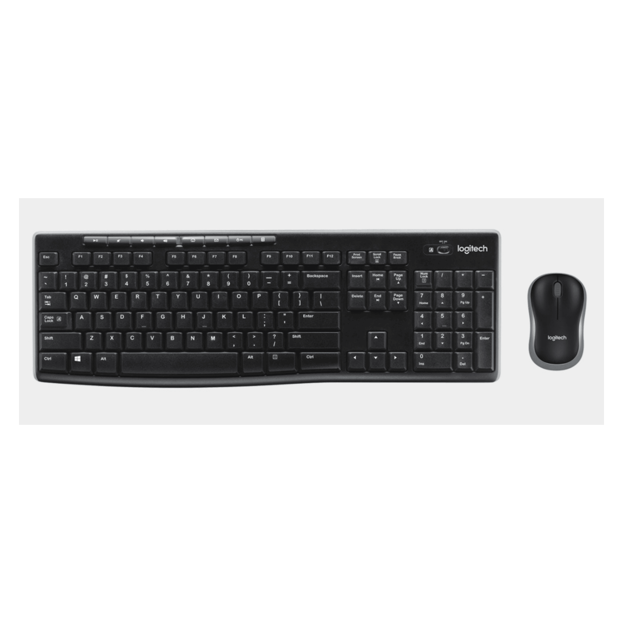Kit Teclado E Mouse Sem Fio USB 2,4 Ghz - MK270 - Logitech 036000174 Logitech - imagem 3