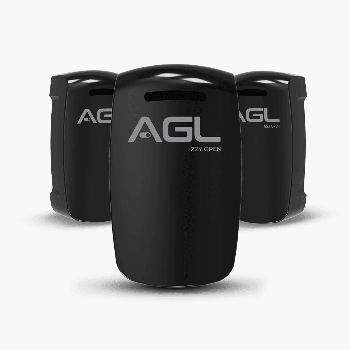 Modulo Garagem Izzy Open AGL Preto 433MHZ/2 Canais V2024 - Unidade 1110399 AGL