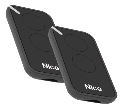 Kit 2X Controles Remoto Era Inti Nero Preto - Nice Preto/Preto