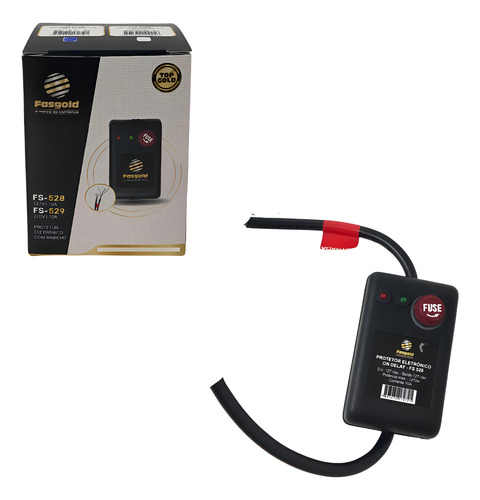 Protetor Eletronico 220 Volts - 10A - On Delay - Com Rabicho Fasgold