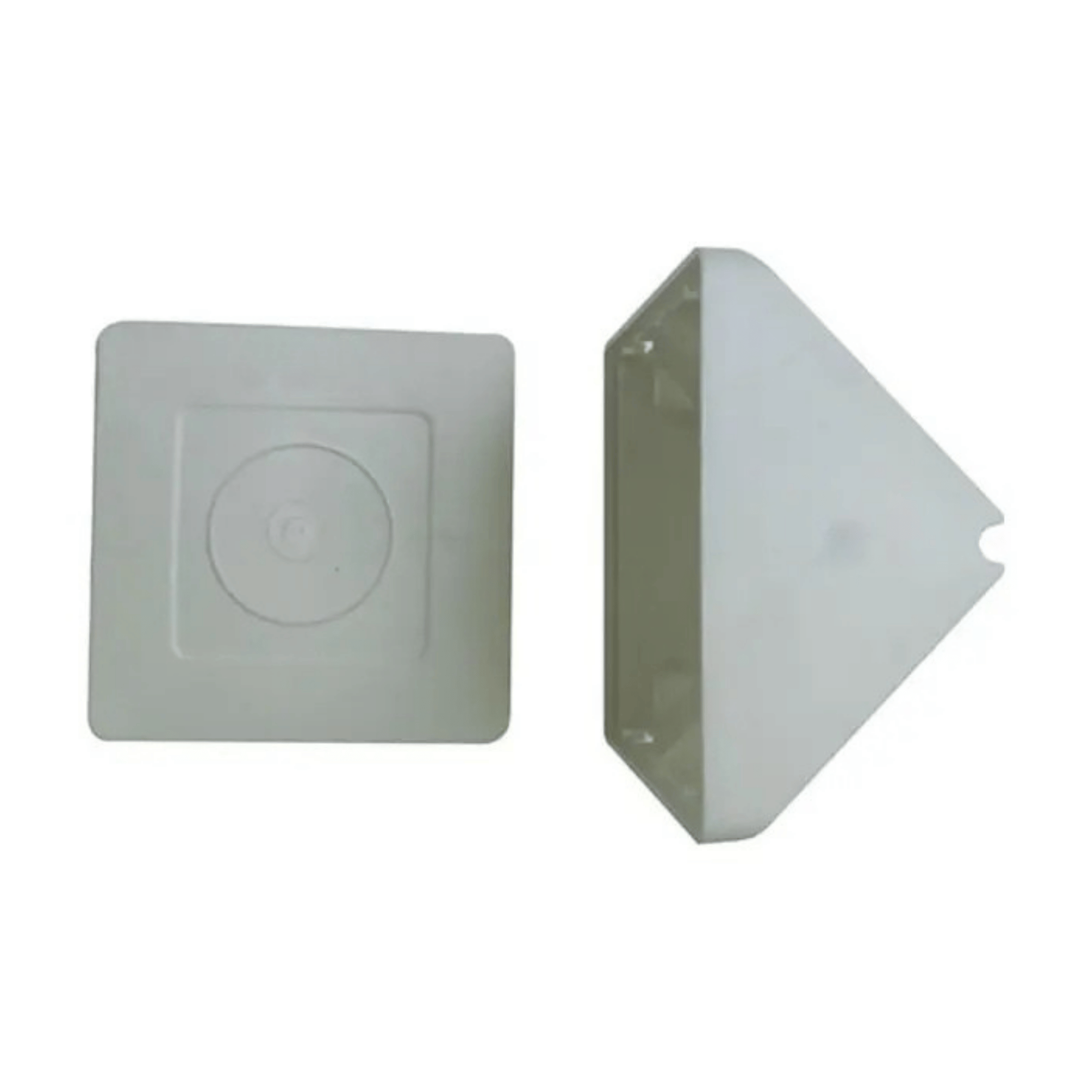 Caixa De Sobrepor Triangular Para CFTV Branca Com Tampa - Forzon 30652000719 Forzon - imagem 3
