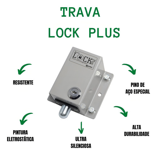 Ipec Trava Lock Plus 220V Cinza - Sem Temporizador LOCK/220V/CZ IPEC - imagem 3