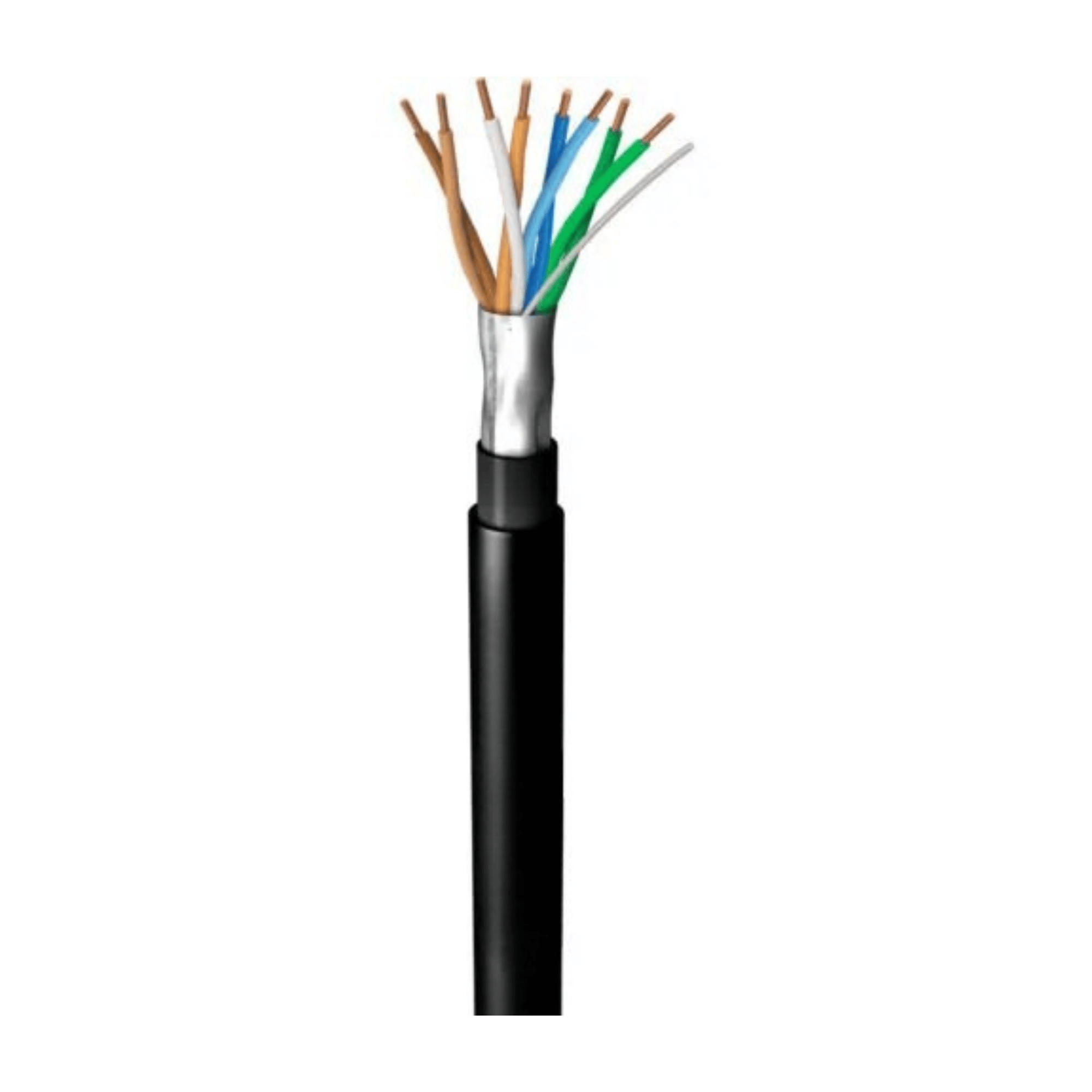 Cabo De Rede F/Utp CAT5E 4PX 24 Awg Cmx Blindado Dupla Capa Preto - Norphel (Mínimo 305m) TL5BDPTB305 NORPHEL - imagem 3