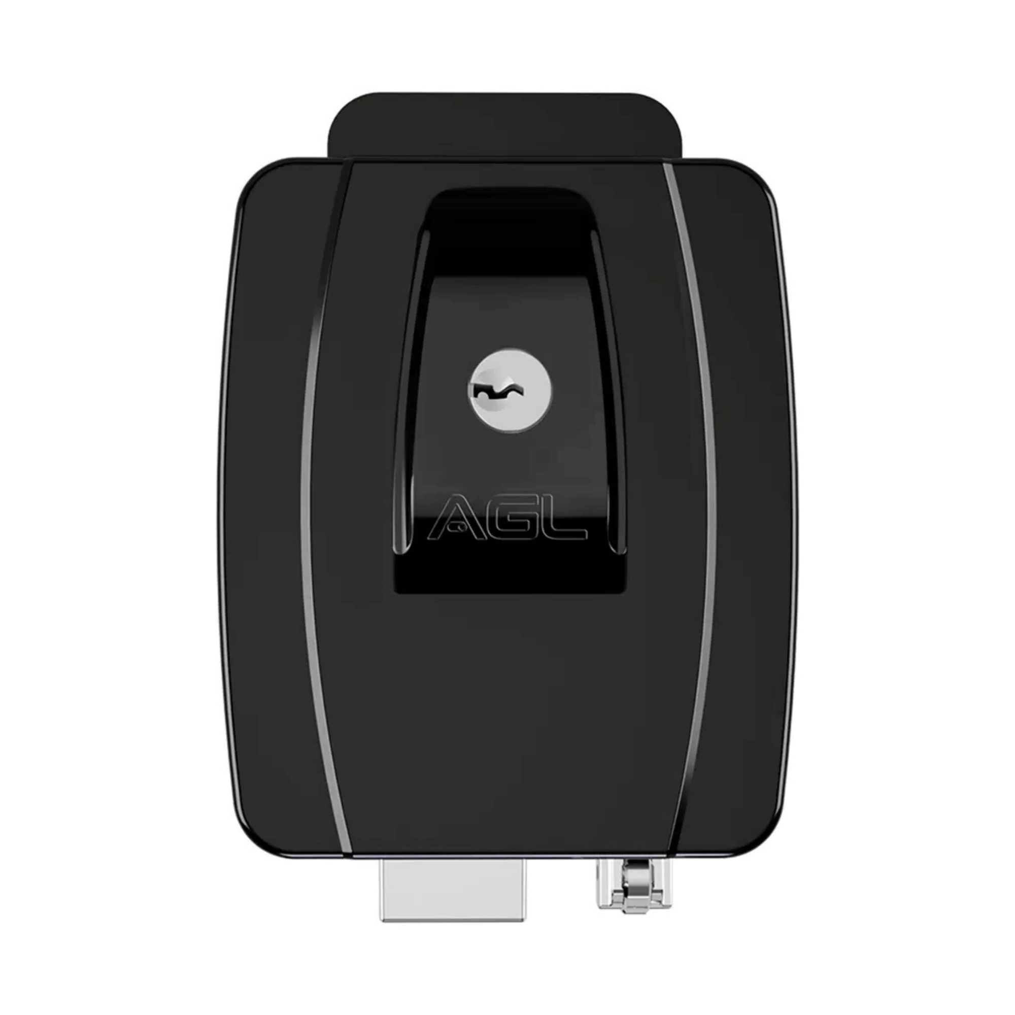 Fechadura Elétrica 12V Ajustável Chave Simples Preta - AL100R - AGL 1002028 AGL - imagem 3