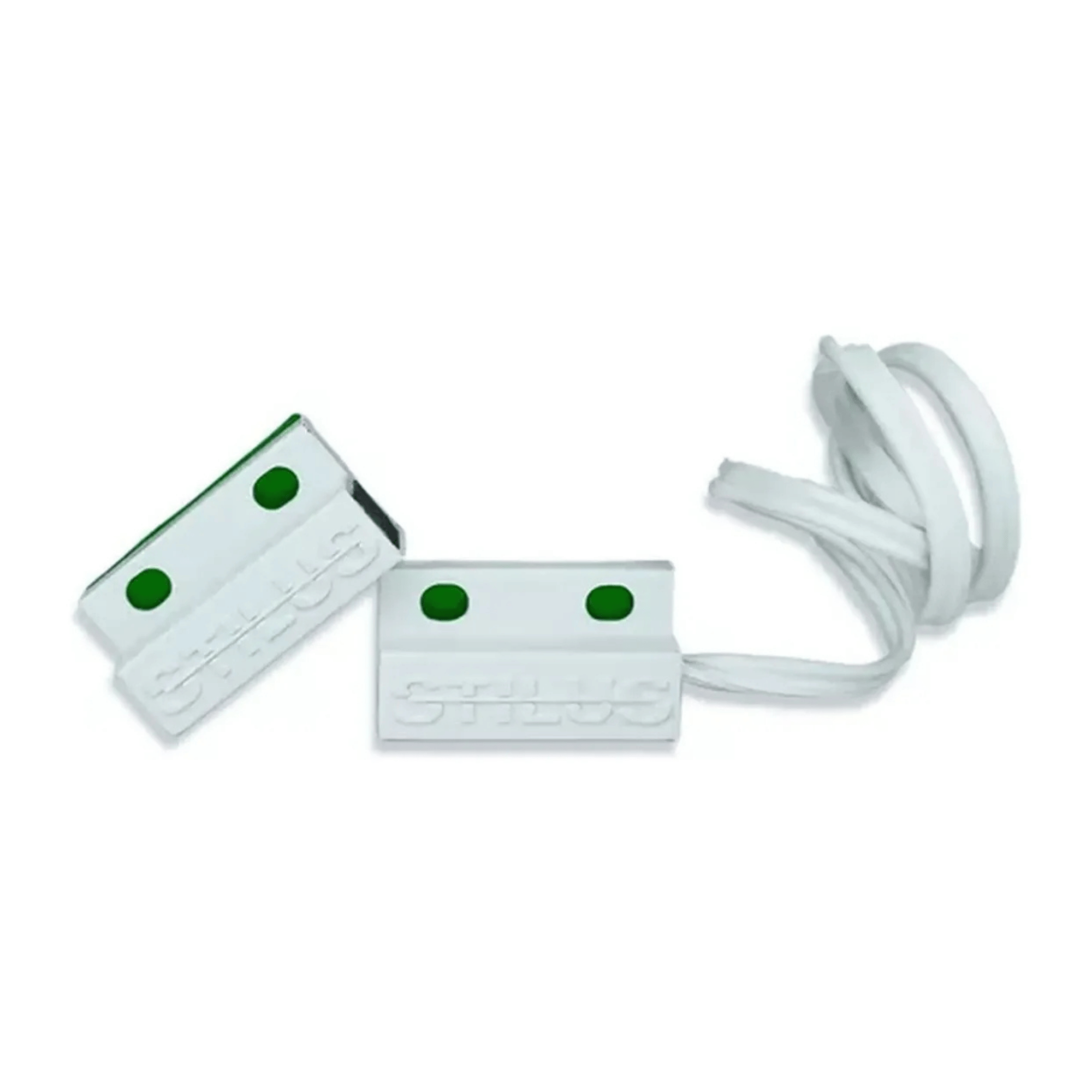 Mini Sensor Magnético De Abertura Com Fio Branco - Msa - Stilus MSA Stilus