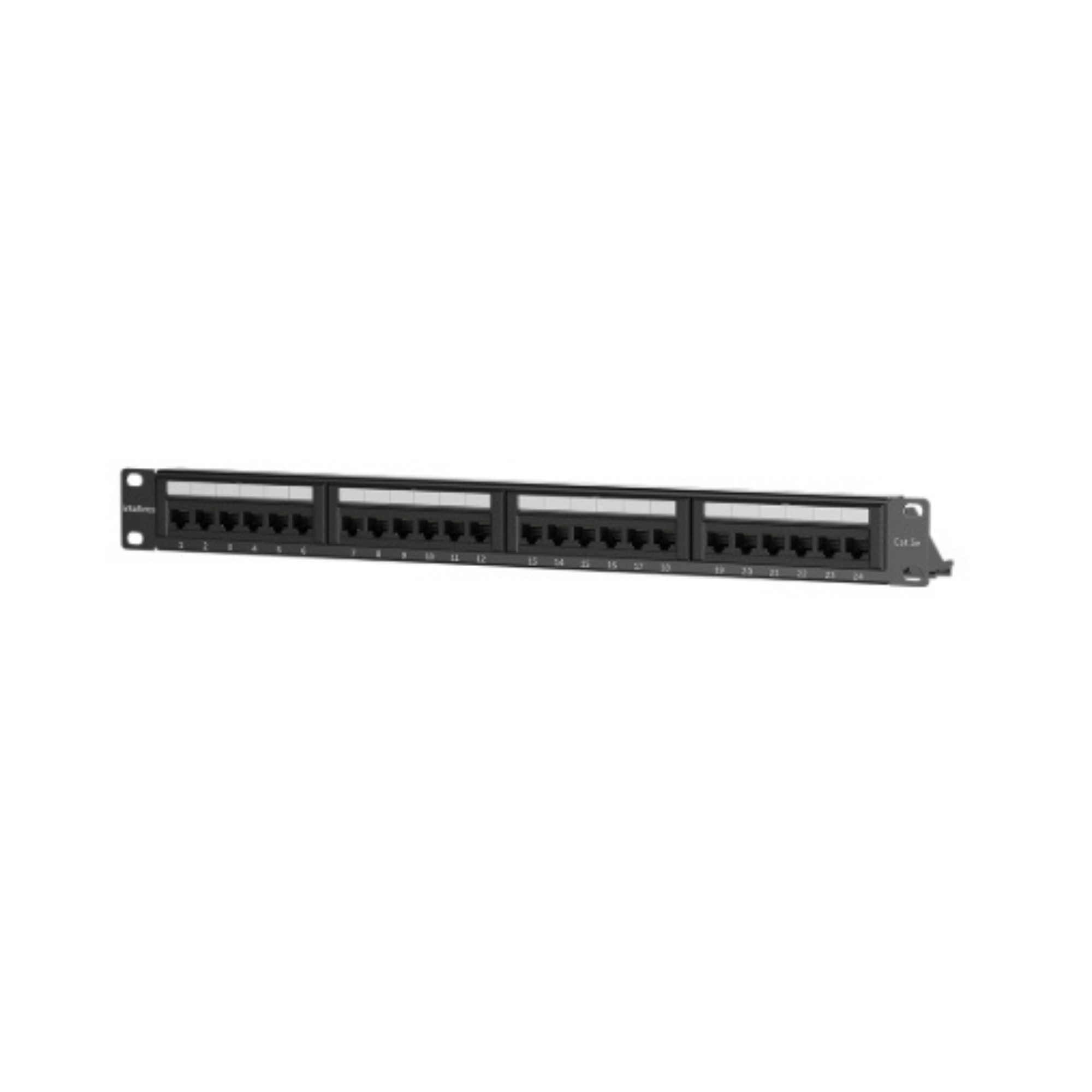 Patch Panel CAT5E 24 Portas 1U 19" Impact LAN - PP524 - Intelbras PP524 Intelbras - imagem 3