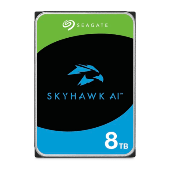 HD 8TB Skyhawk AI 3.5 Sata 7200RPM - ST8000VE001 - Seagate 009000656 Seagate