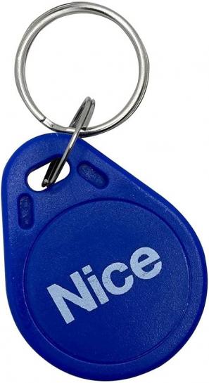 Kit 10X Chaveiro / Tag Lf 125kHz Azul Nice / Linear 147 Nice - imagem 2